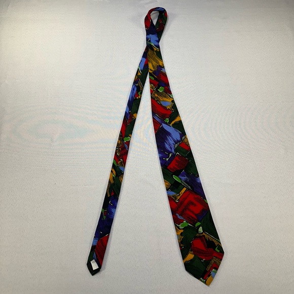 Oscar de la Renta Other - Oscar De La Renta Studio Tie Vintage Colorful Abstract